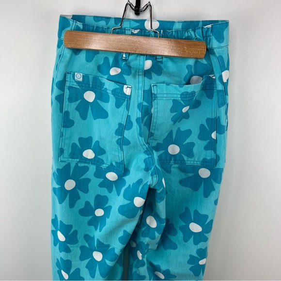 BIG BUD PRESS Blue Flower Classic Work Pants - Picture 8 of 11